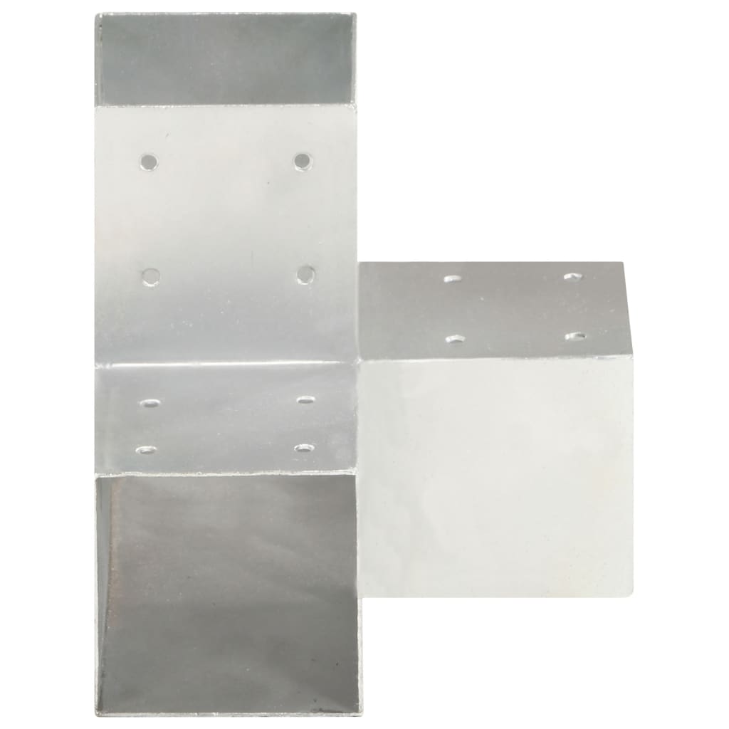 Bases para poste em forma de y 4 pcs 91x91 mm metal galvanizado