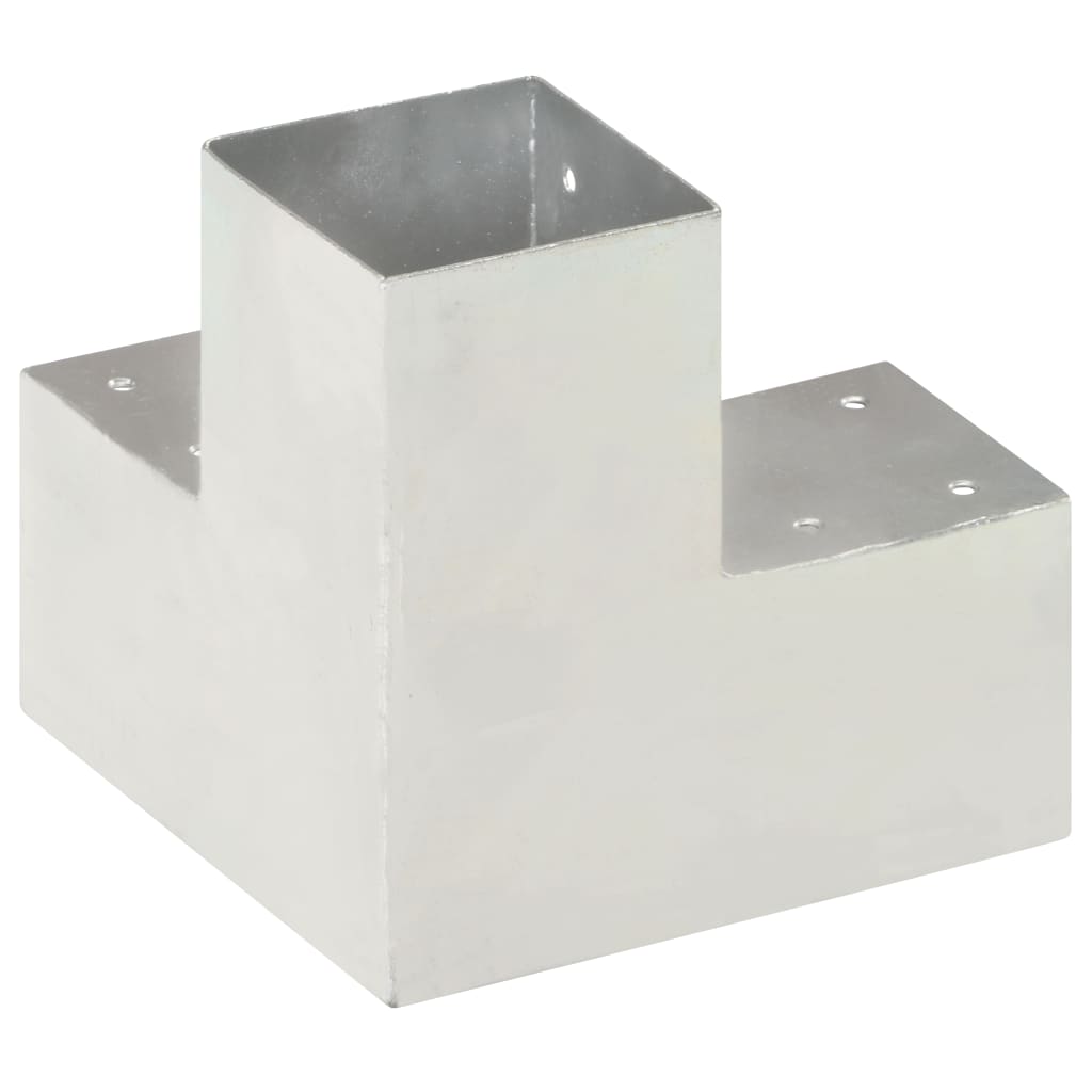 Bases para poste em forma de y 4 pcs 91x91 mm metal galvanizado