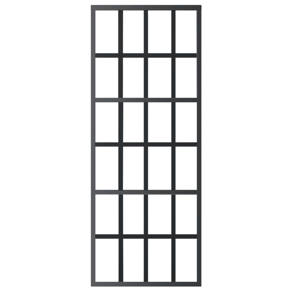 Porta deslizante c/ conj. ferragens 76x205cm vidro esg/alumínio