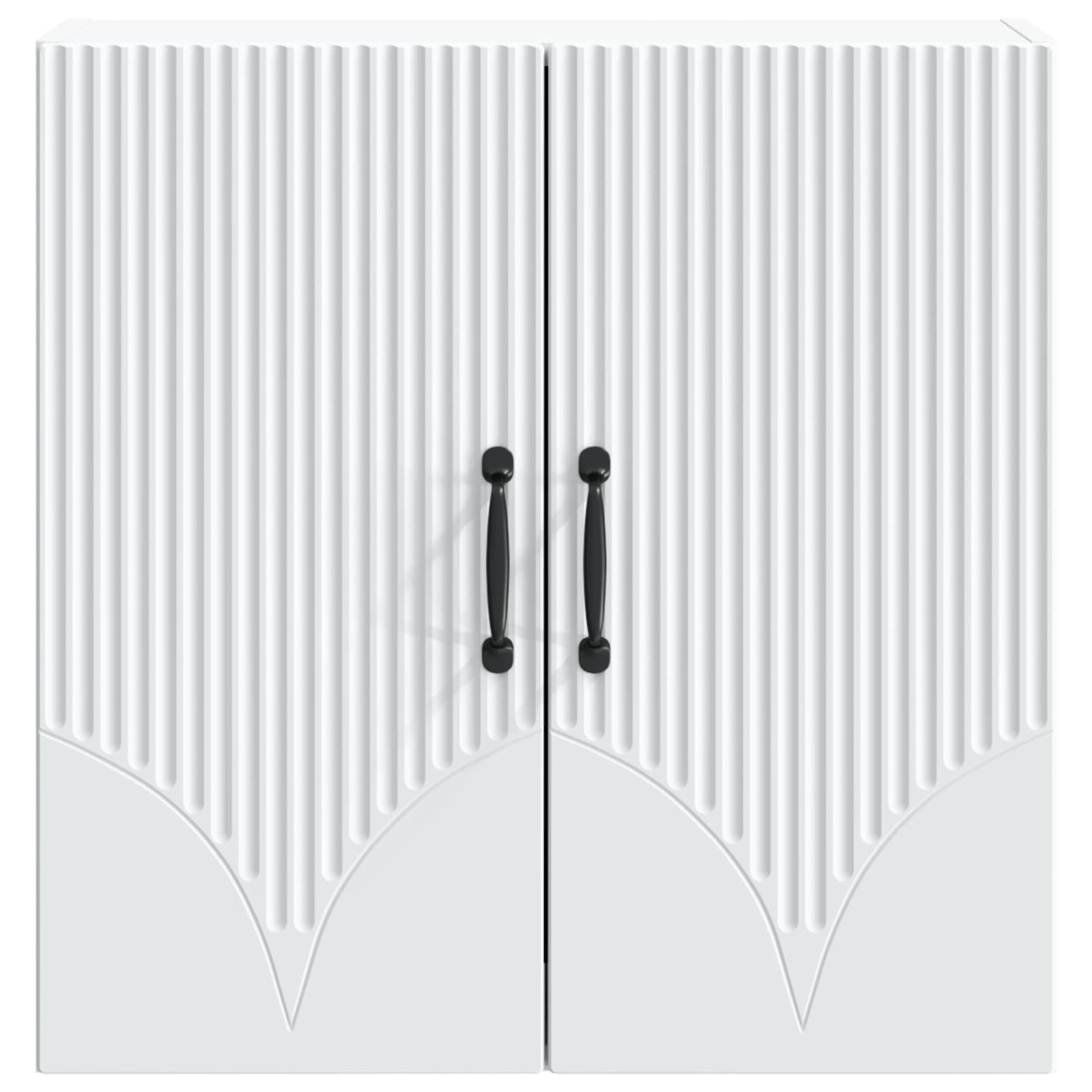 Armário de parede branco 59 x 31 x 60 cm derivados de madeira