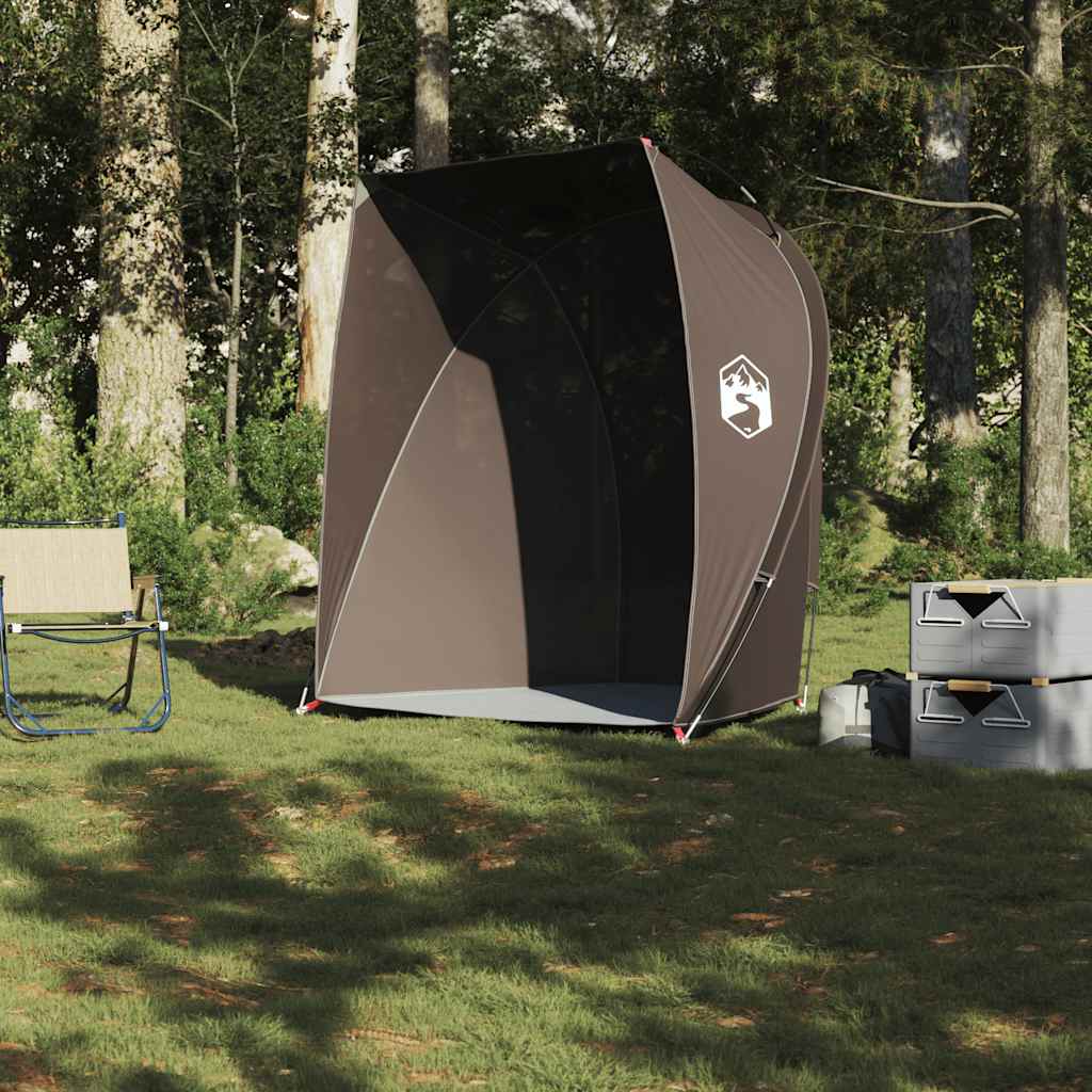Tenda de pesca para impermeável castanho