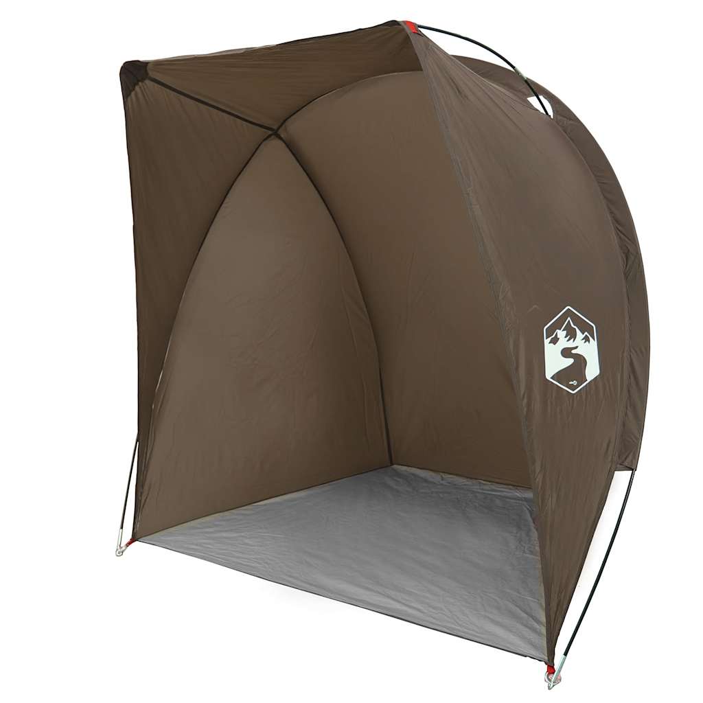 Tenda de pesca para impermeável castanho