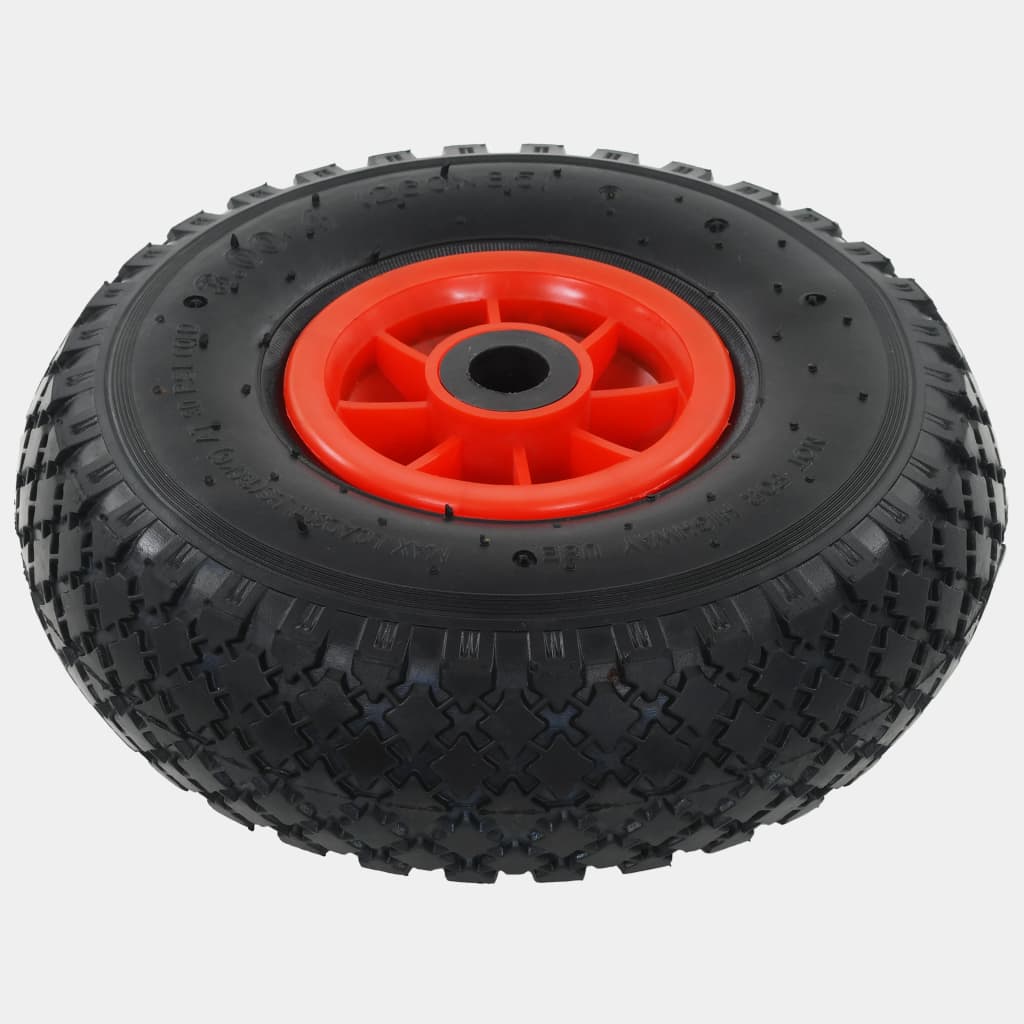 Rodas p/ carrinho de carga manual 4 pcs borracha 3.00-4