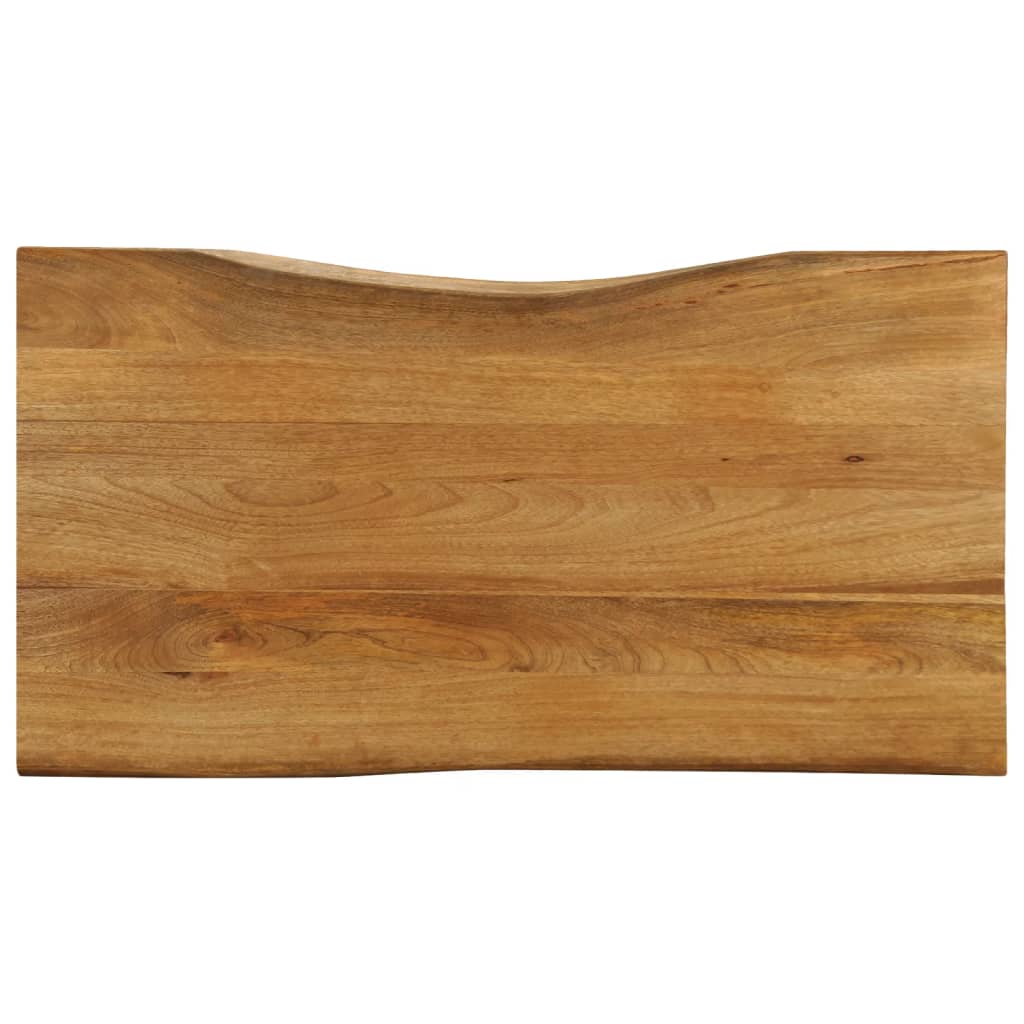 Tampo de mesa c/ borda viva 110x60x3,8 cm mangueira maciça