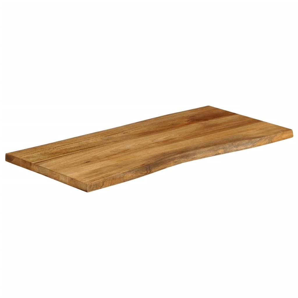 Tampo de mesa c/ borda viva 110x60x3,8 cm mangueira maciça