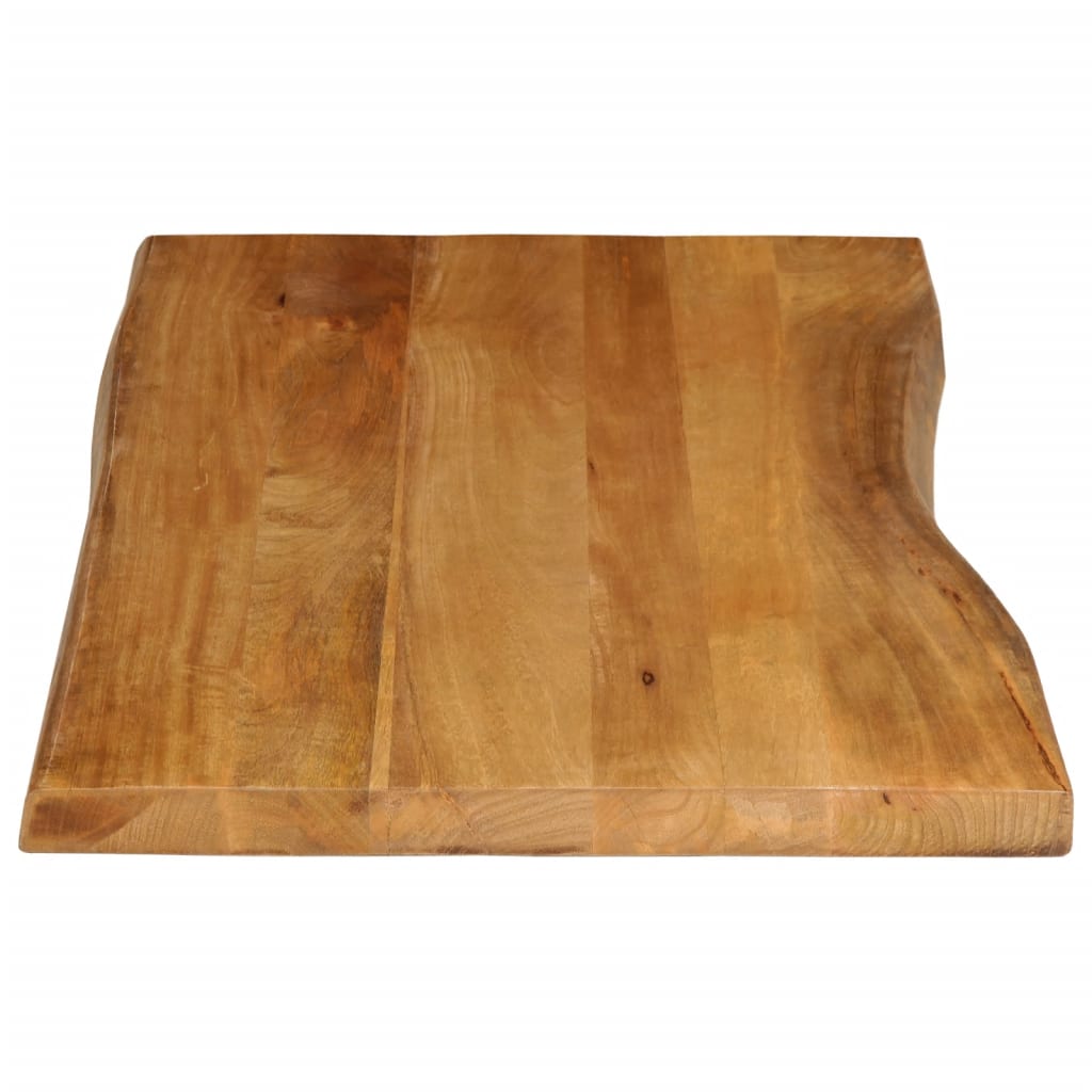 Tampo de mesa c/ borda viva 110x60x3,8 cm mangueira maciça