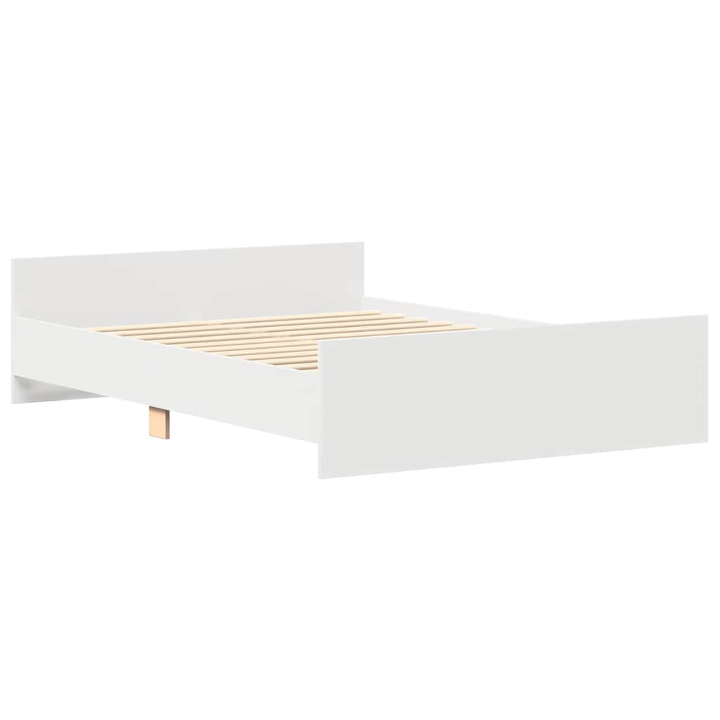 Estrutura cama c/ painéis de cabeceira e pés 120x200 cm branco