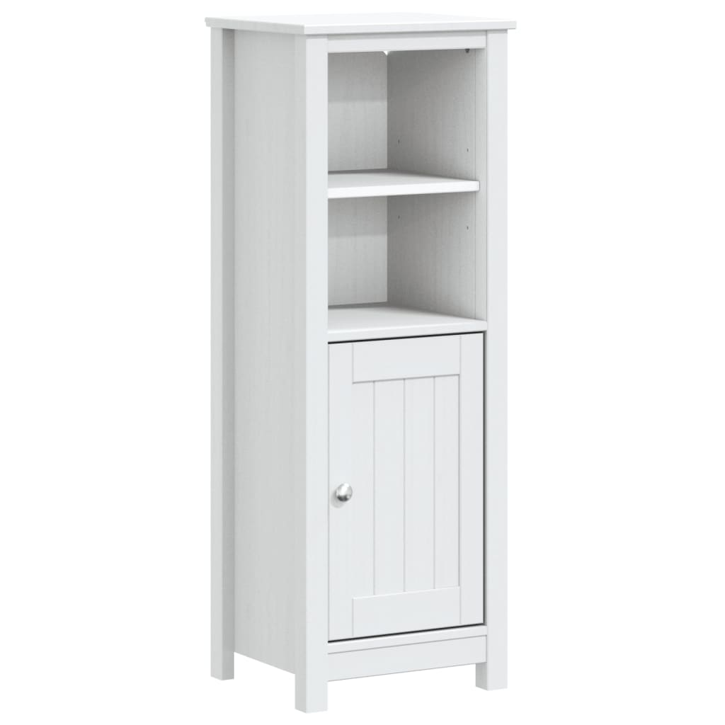 3 Pcs conjunto de móveis para wc berg pinho maciço branco