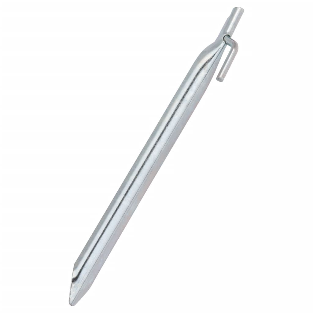 Estacas p/ tenda 24 pcs forma de v 24 cm ø20 mm aço galvanizado