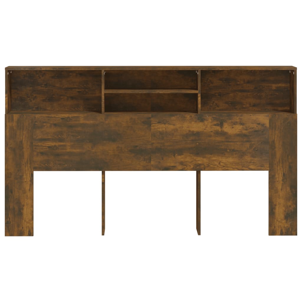 Armário de cabeceira 180x19x103,5 cm cor carvalho fumado