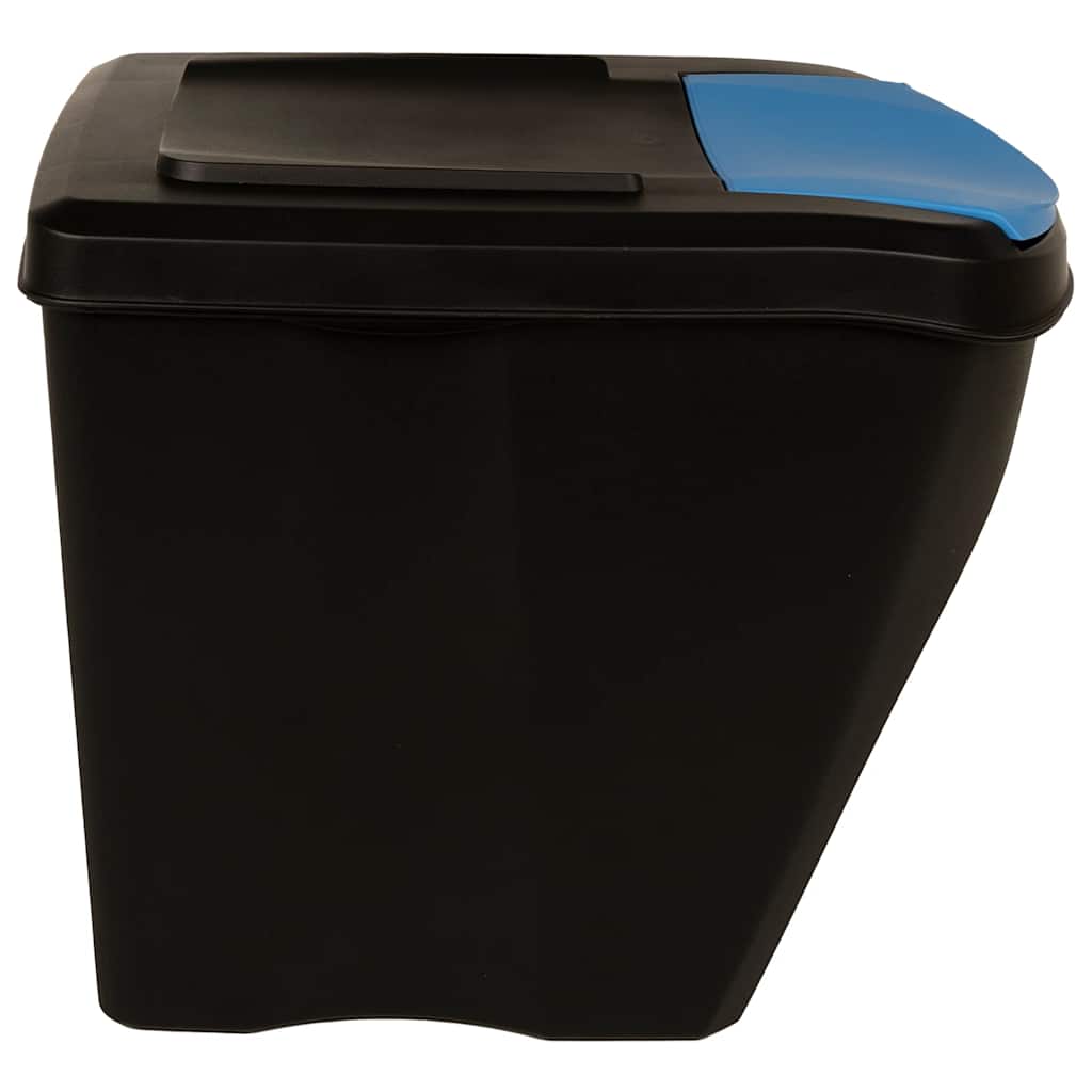 Caixotes do lixo empilháveis 4 pcs 100 l antracite