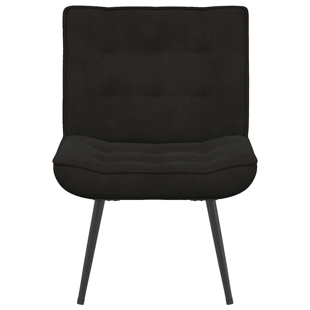 Cadeira de descanso 64x74x84 cm veludo preto