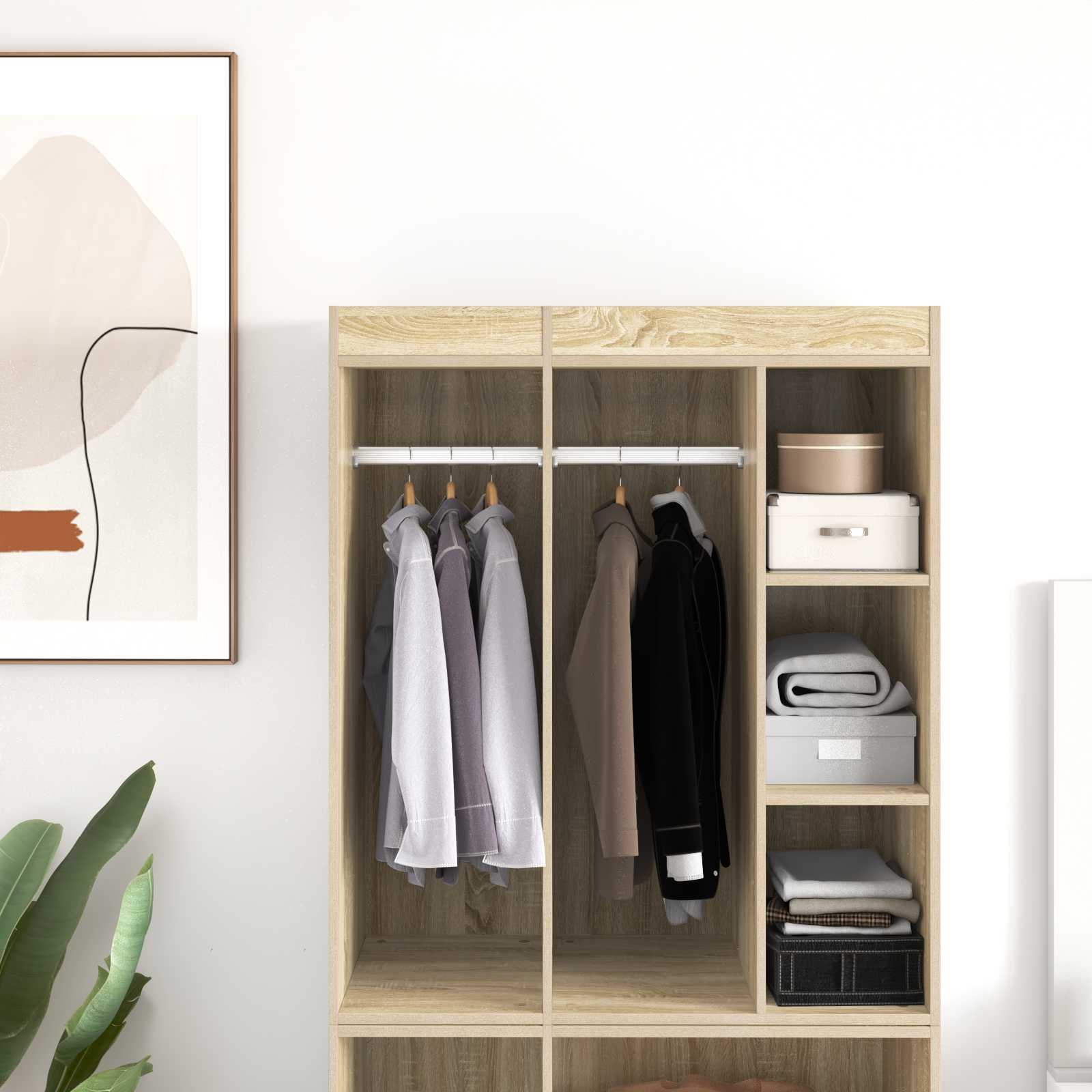 Viga de closet 12 unid. prateado 316 x 15 x 29 mm