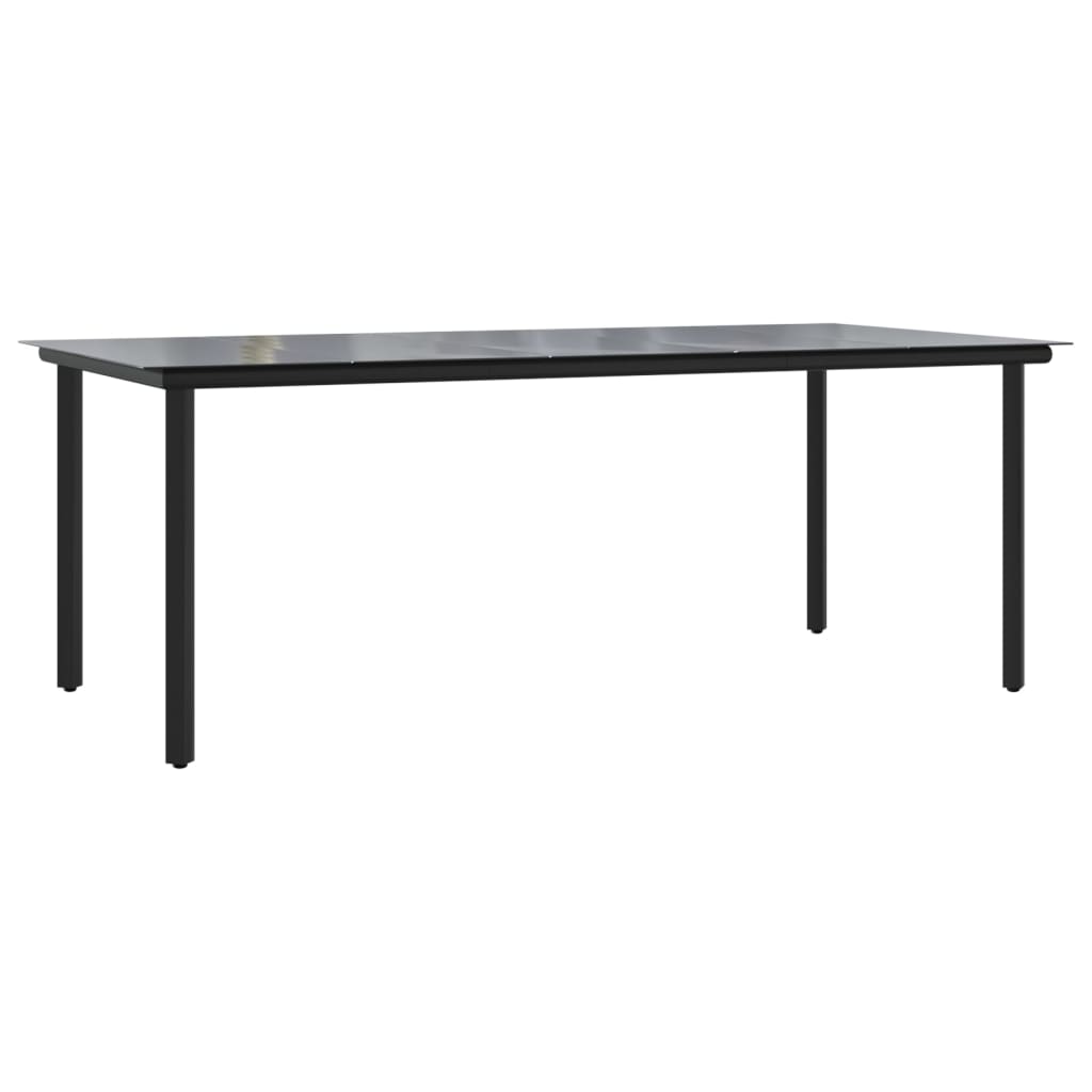 9 Pcs conjunto de jantar p/ jardim c/ almofadões vime PE preto
