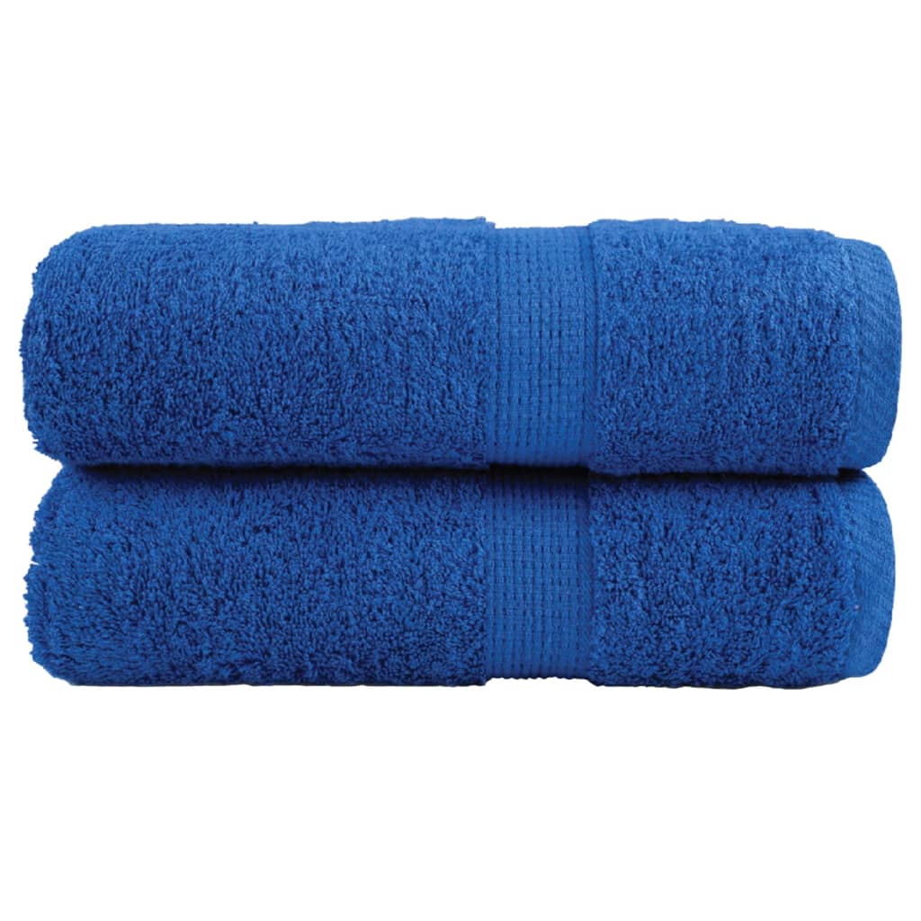 Toalhas de bidé premium solund 2 pcs 30x50 cm 600 gsm azul