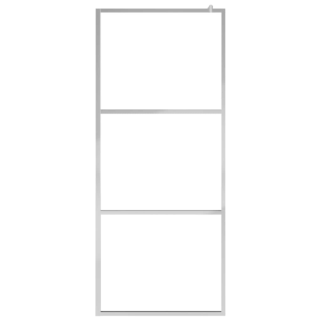 Divisória de chuveiro 80x195 cm vidro fosco esg