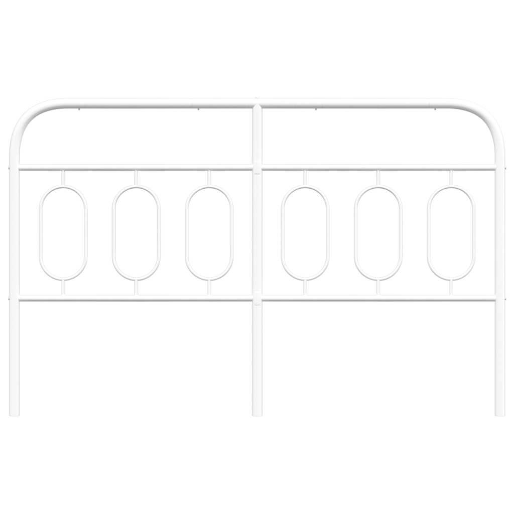 Cabeceira de substituição 140 cm metal branco