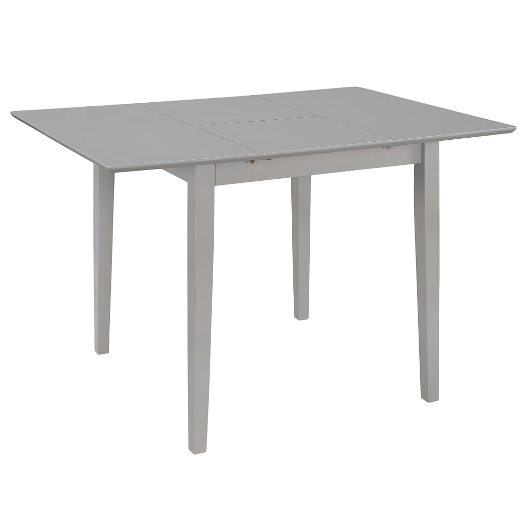5 Pcs conjunto de jantar MDF cinzento