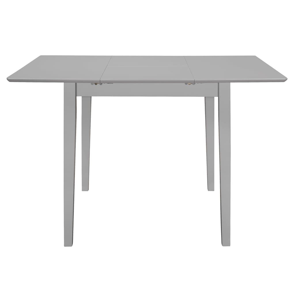 5 Pcs conjunto de jantar MDF cinzento