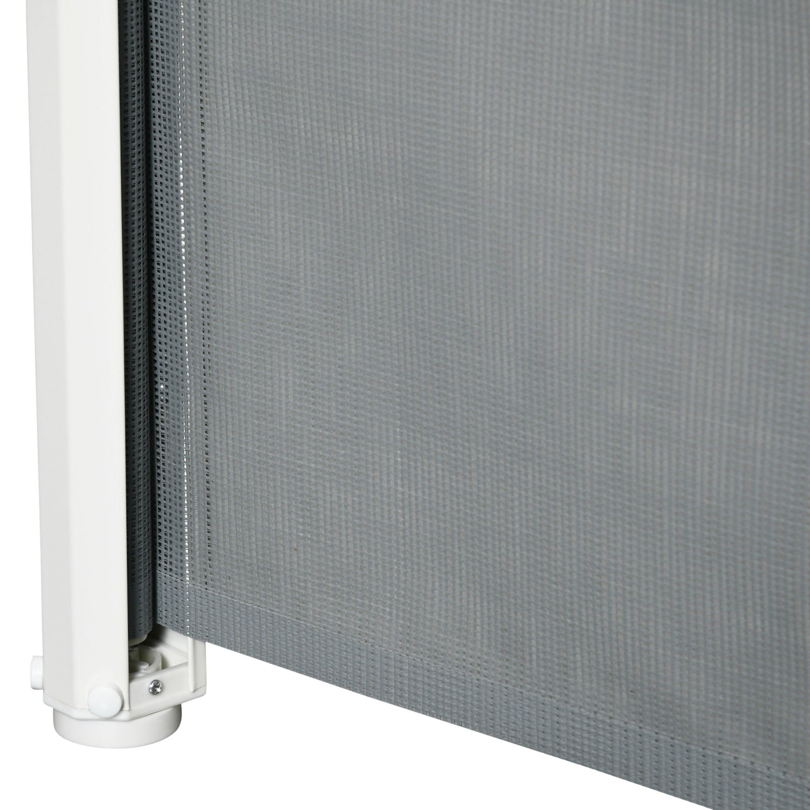 Barreira de Segurança para Cães Extensível Grade Retrátil para Animais de Estimação com Extensão Aço e Tecido de Textilene para