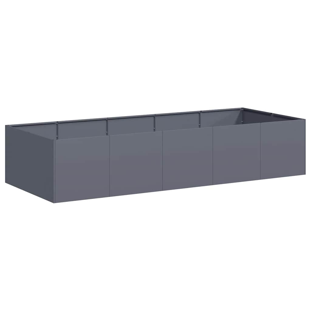 Vaso/floreira 200x80x40 cm aço antracite