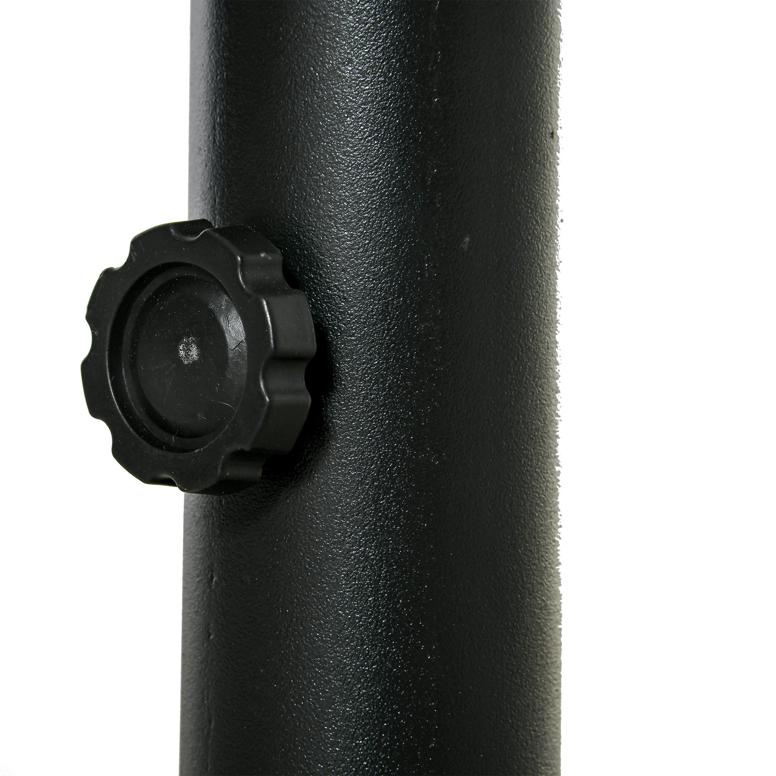 Suporte Chapéu de Sol para Chão de Cimento com 2 Botões de Bloqueio e 4 Parafusos Base de Chapéu de Sol para Mastros de 34/38/48