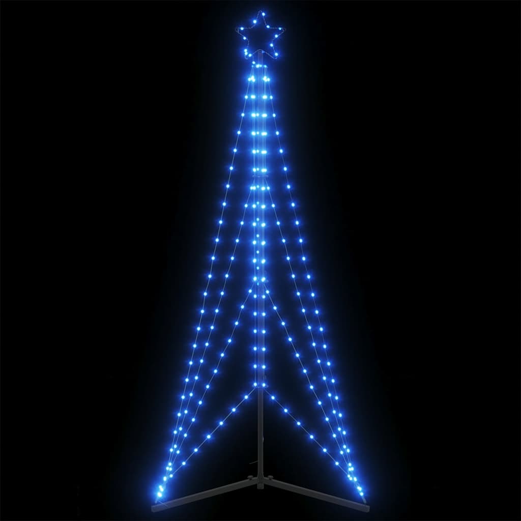 LED árvore de natal 363 leds azul 182 cm
