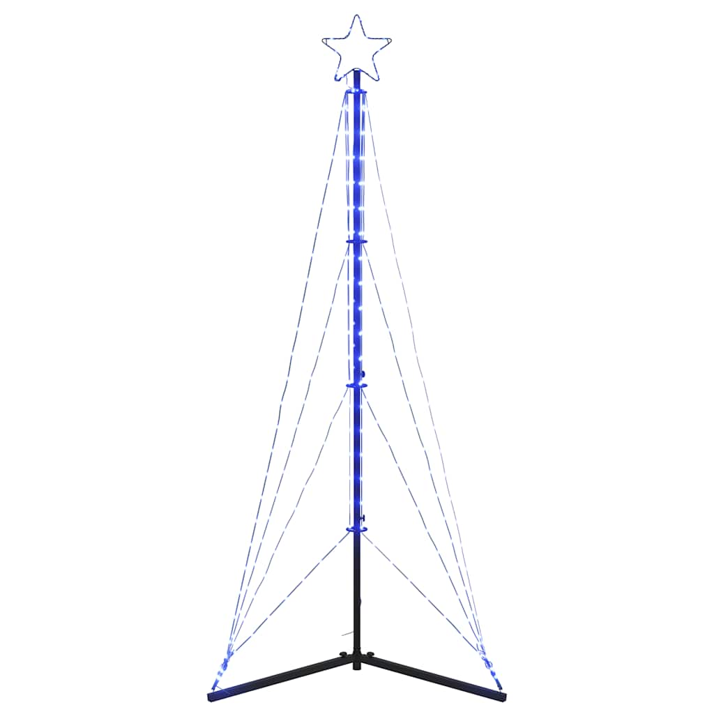 LED árvore de natal 363 leds azul 182 cm