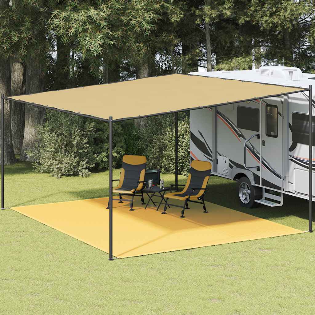 Tapete de campismo para tenda 400x500 cm bege