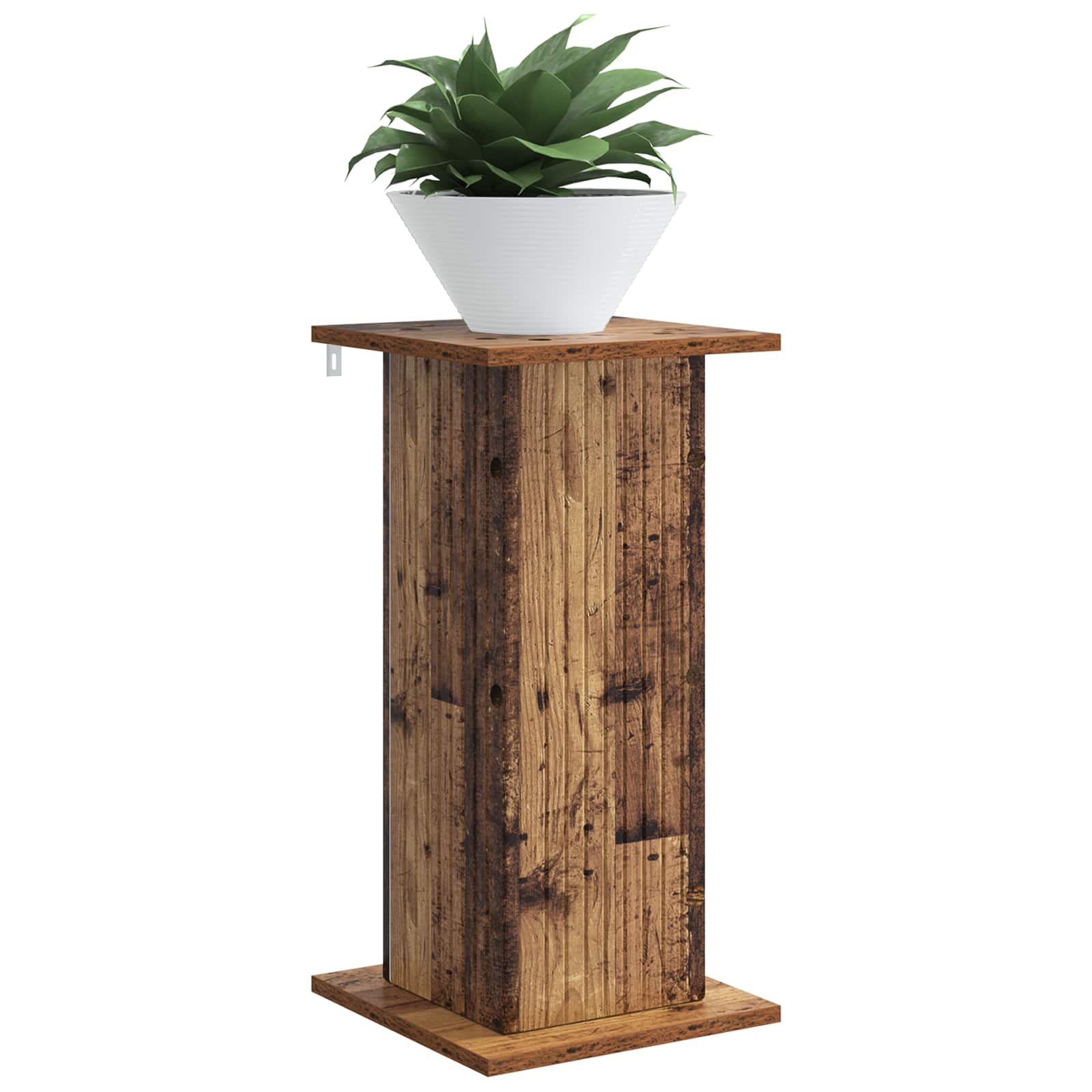 Suporte para plantas 2 unid. madeira antiga 30,5 x 30 x 60,5 cm