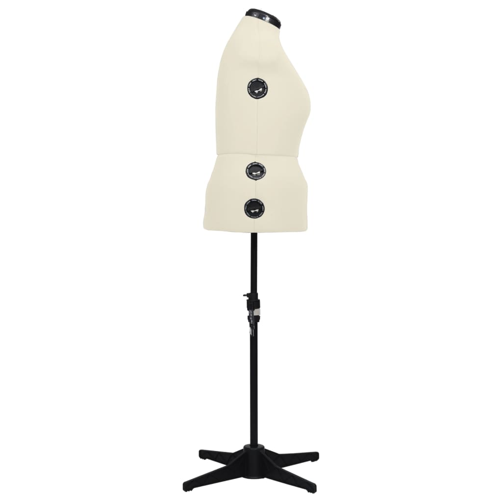 Manequim feminino ajustável tamanho l 44-50 cor creme