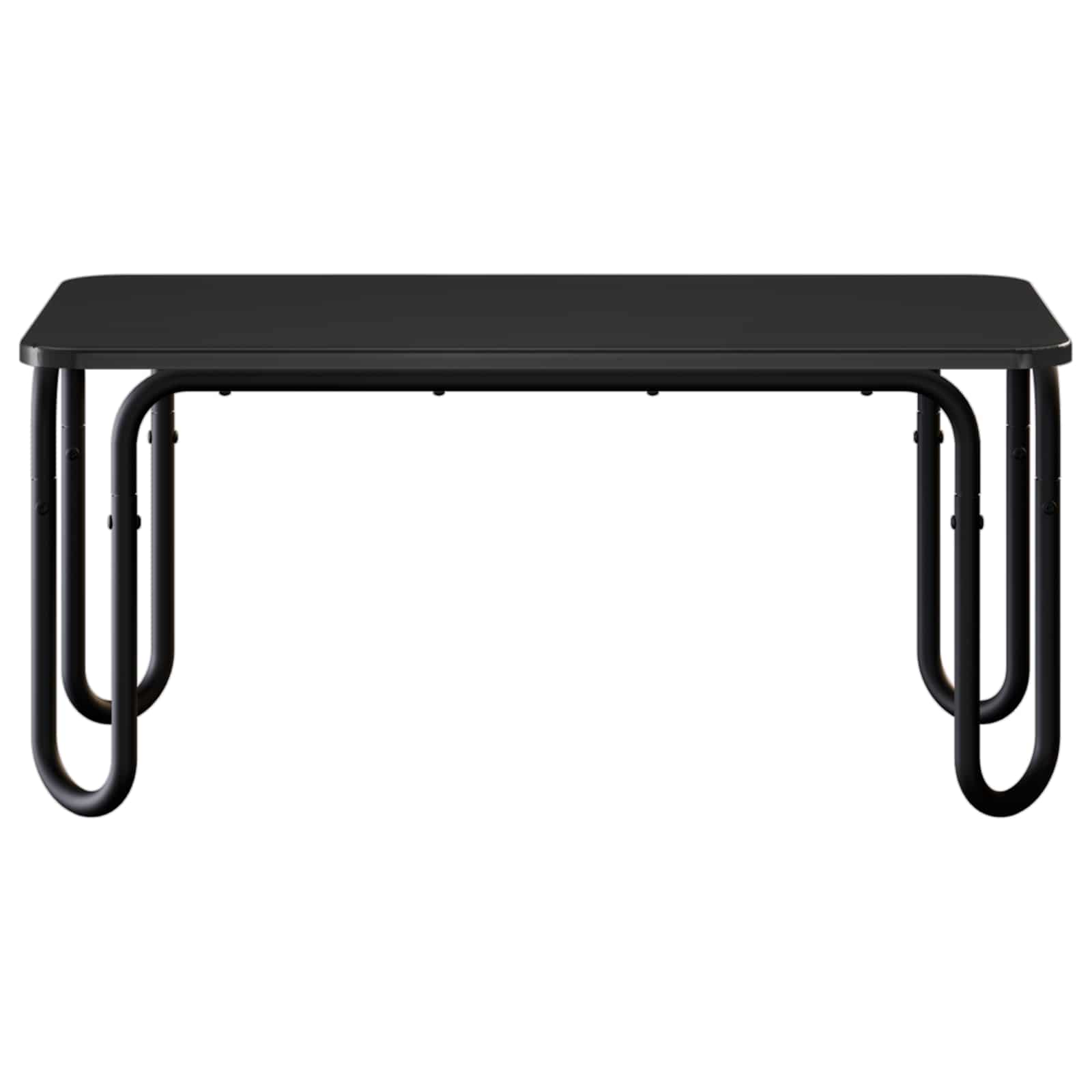 Mesa de centro preto 100 x 50 x 45 cm derivados de madeira