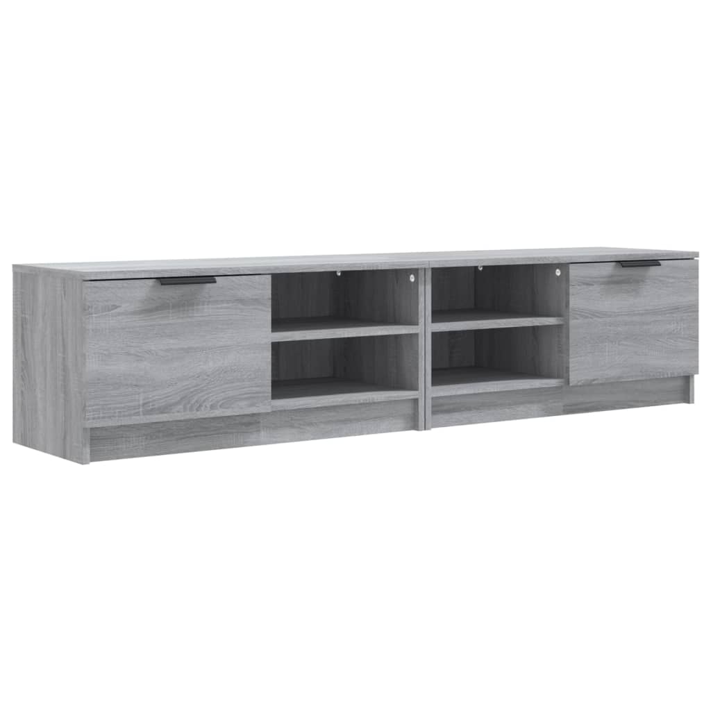 Armários TV 2pcs 80x35x36,5cm madeira proc. cor sonoma cinzento