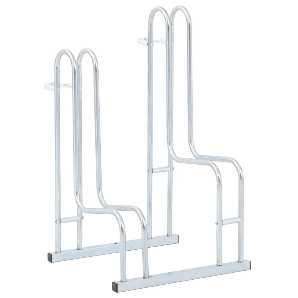 Suporte independente para 2 bicicletas aço galvanizado