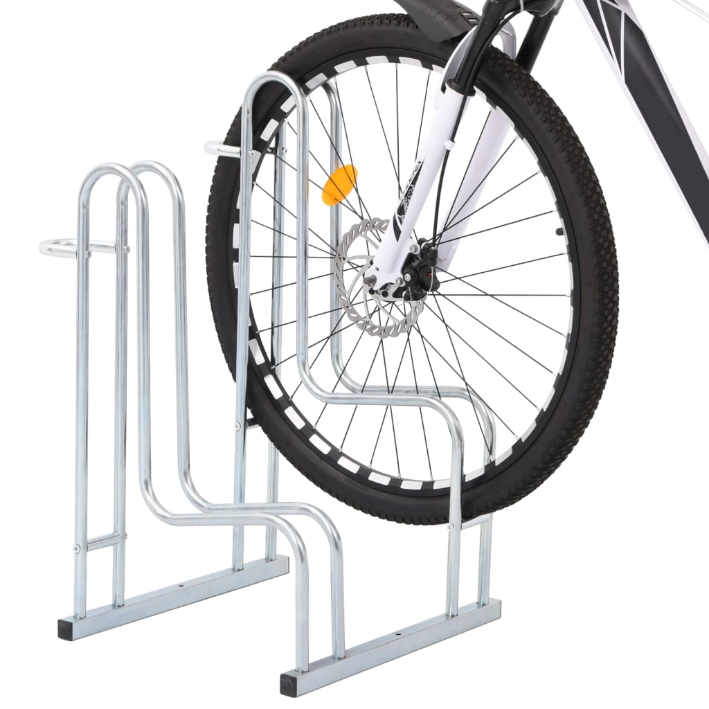 Suporte independente para 2 bicicletas aço galvanizado
