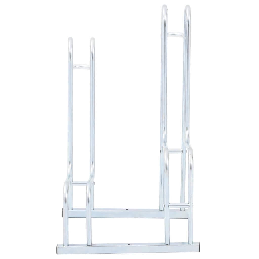 Suporte independente para 2 bicicletas aço galvanizado