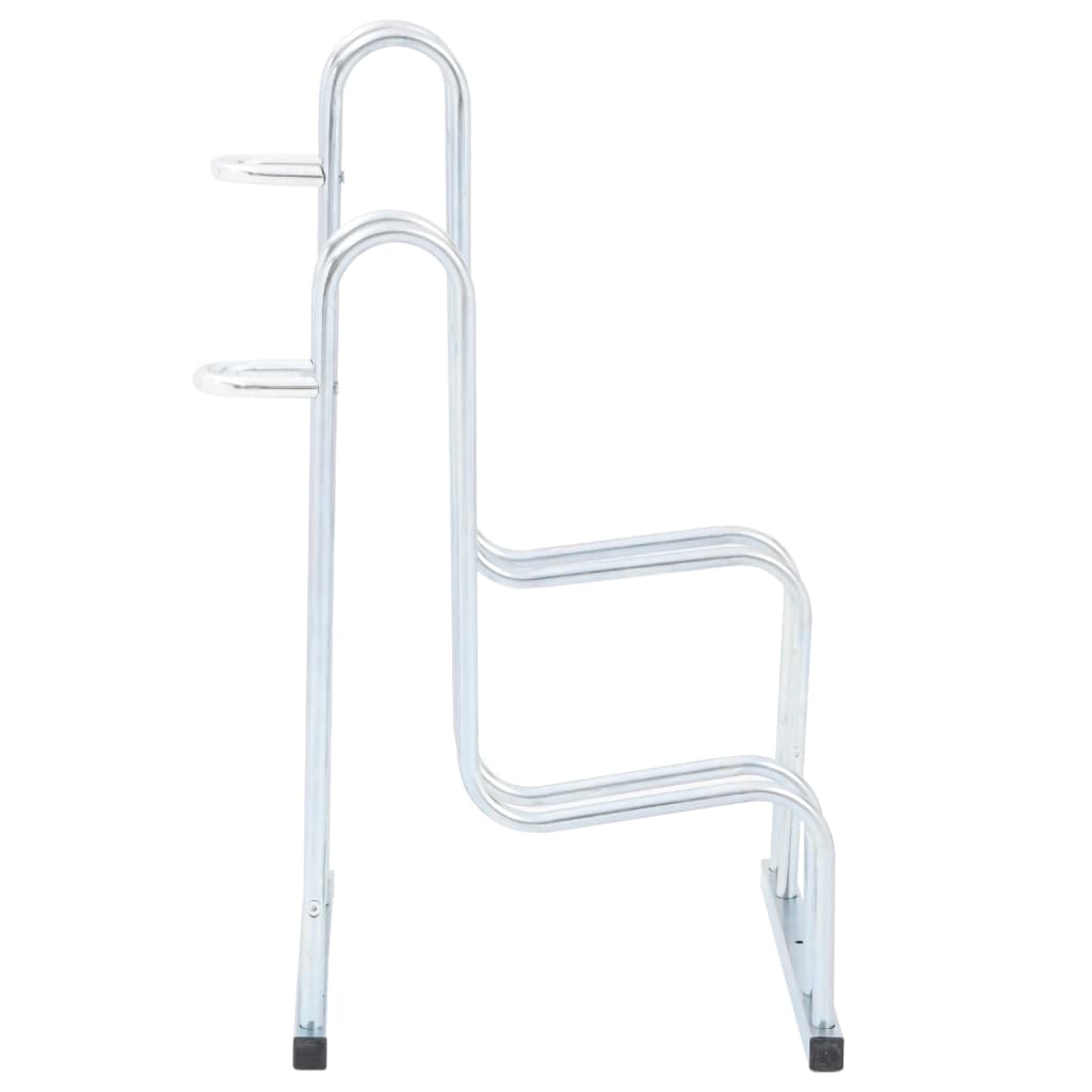 Suporte independente para 2 bicicletas aço galvanizado