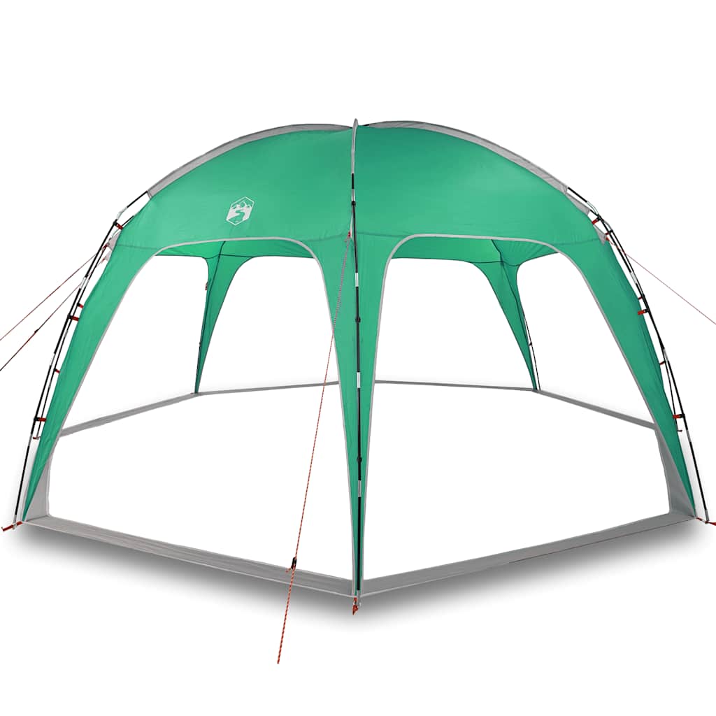 Tenda de festas impermeável verde mar
