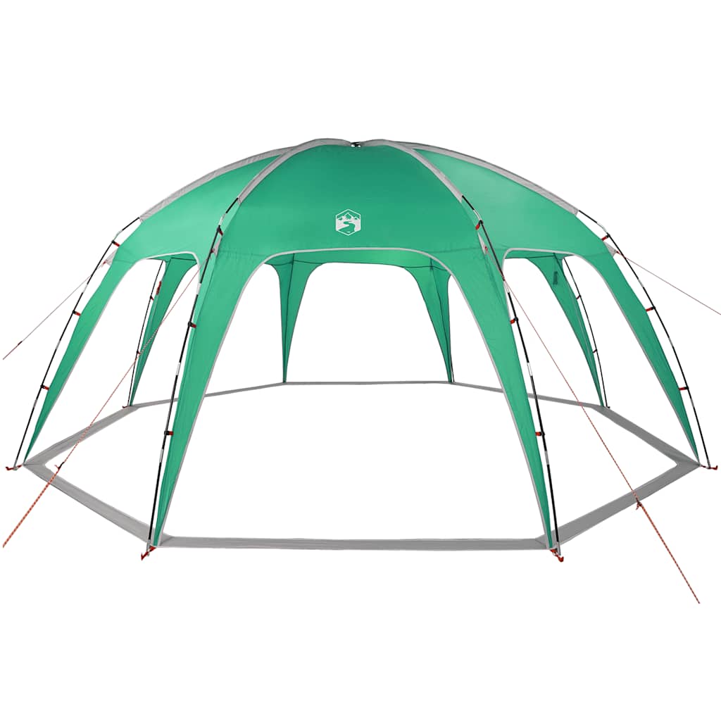 Tenda de festas impermeável verde mar
