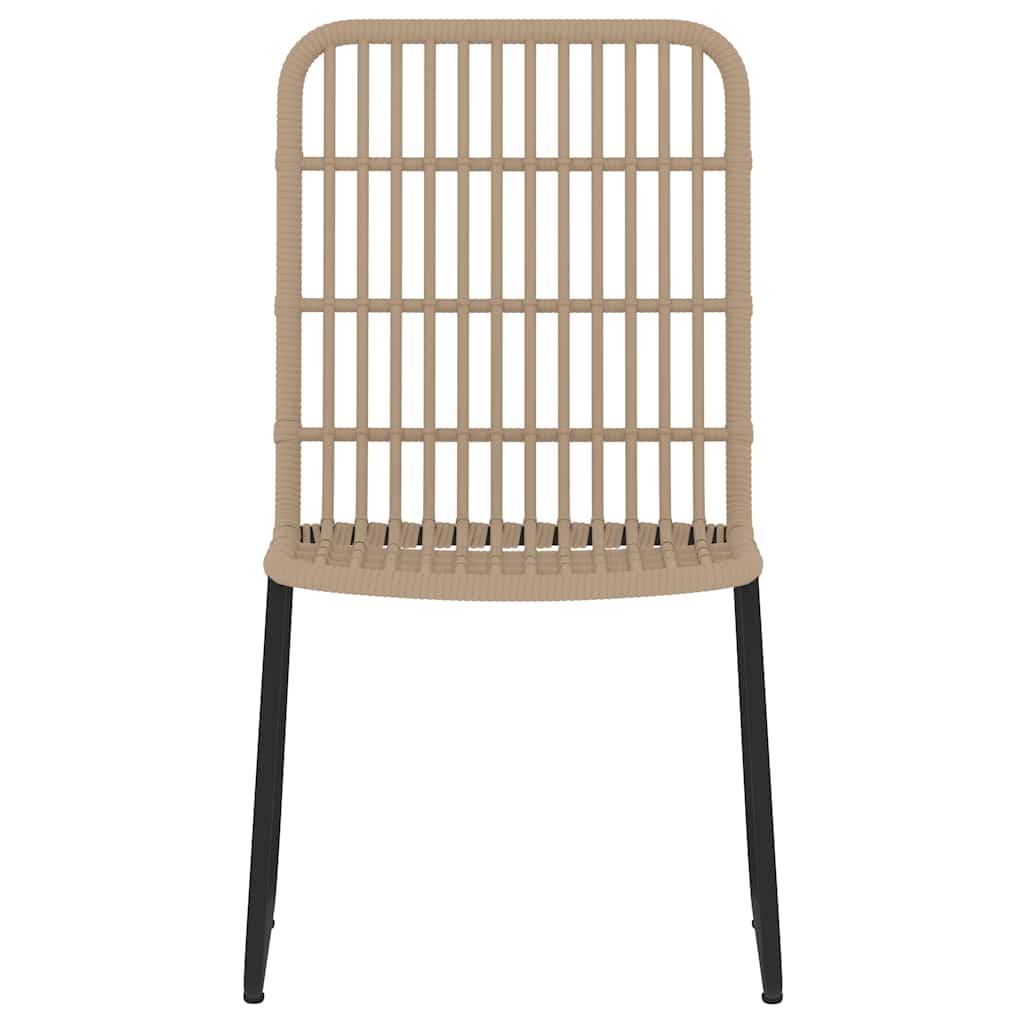 9 Pcs conjunto de jantar para jardim cor de carvalho