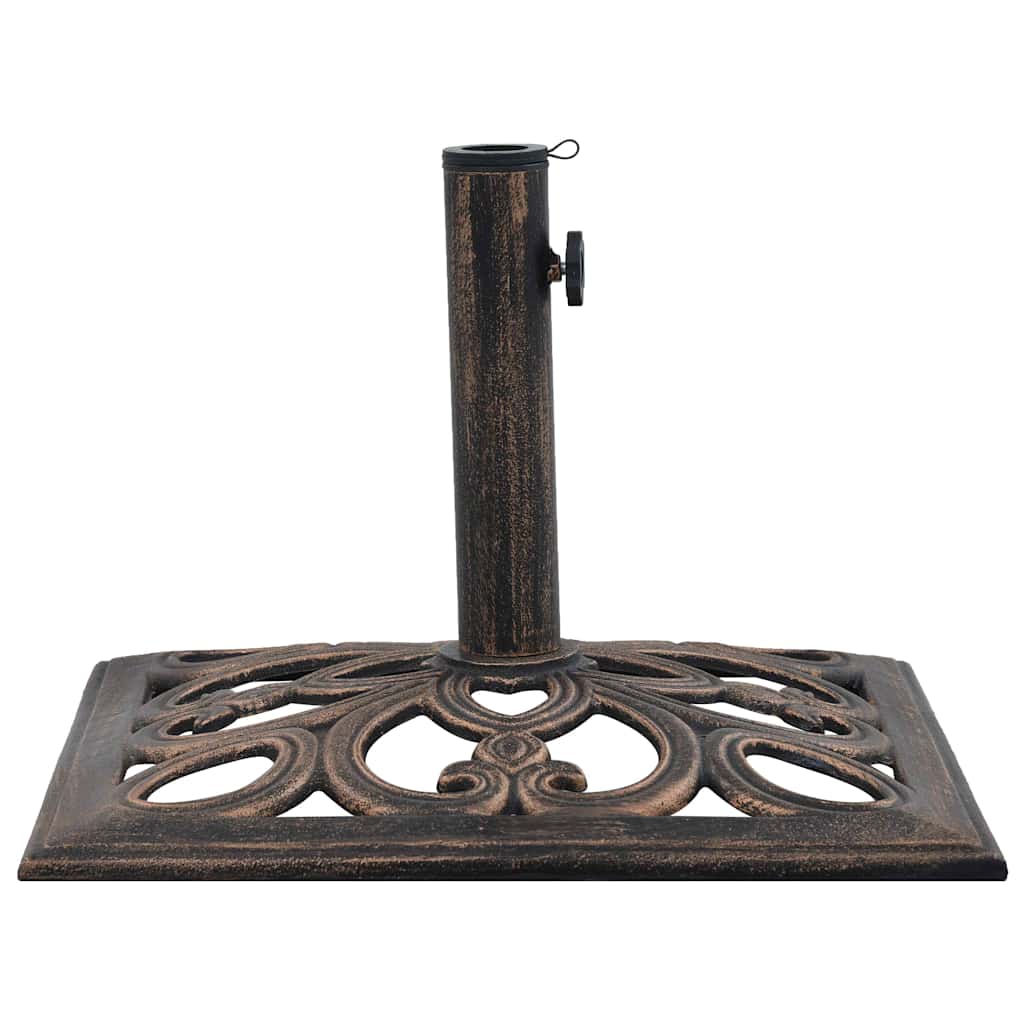Base para guarda-sol 12 kg 49 cm ferro fundido bronze