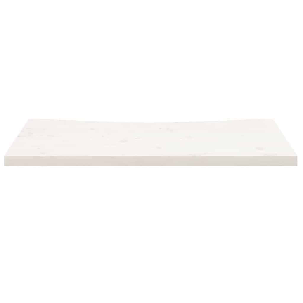Tampo de secretária 80x40x2,5 cm pinho maciço branco