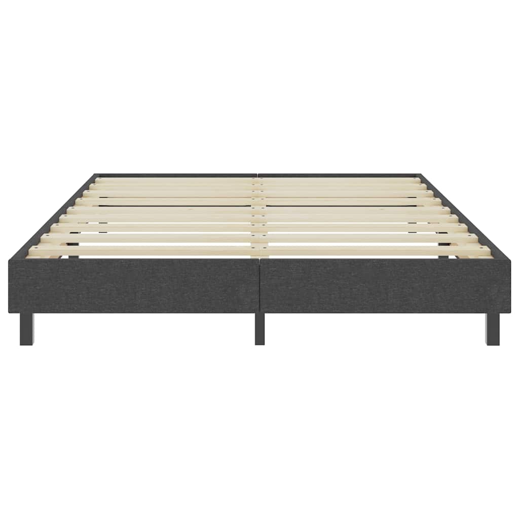 Cama boxspring 180x200 cm tecido cinzento