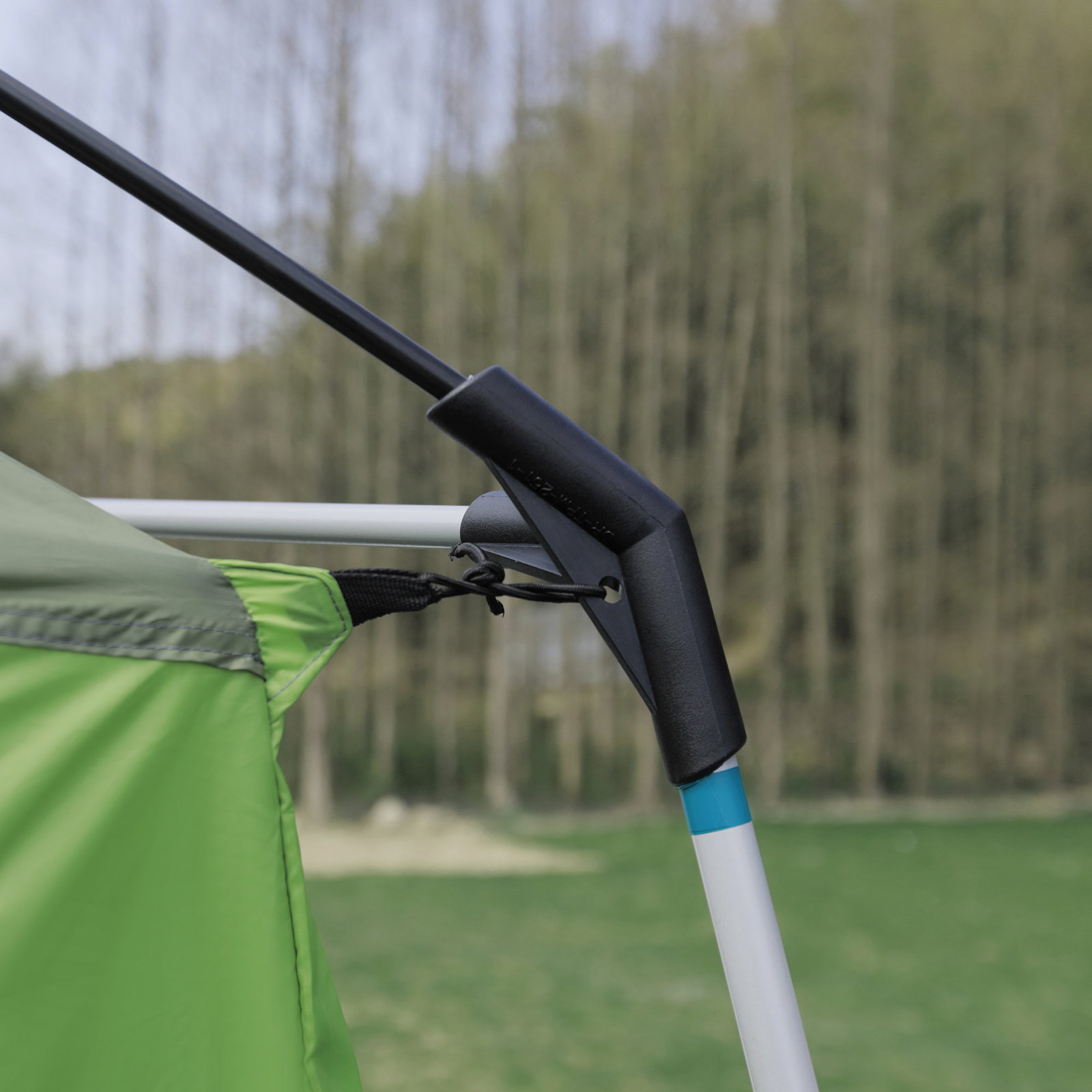Tenda de Campismo Familiar para 4 Pessoas Tenda de Campismo Portátil Impermeável com Bolsa de Transporte Rede Mosquiteira e Prot