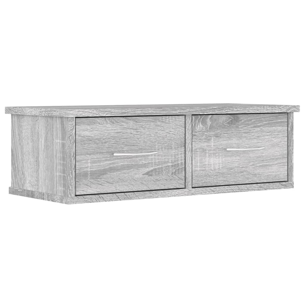 Armário parede 60x26x18,5 cm derivados madeira cinzento sonoma