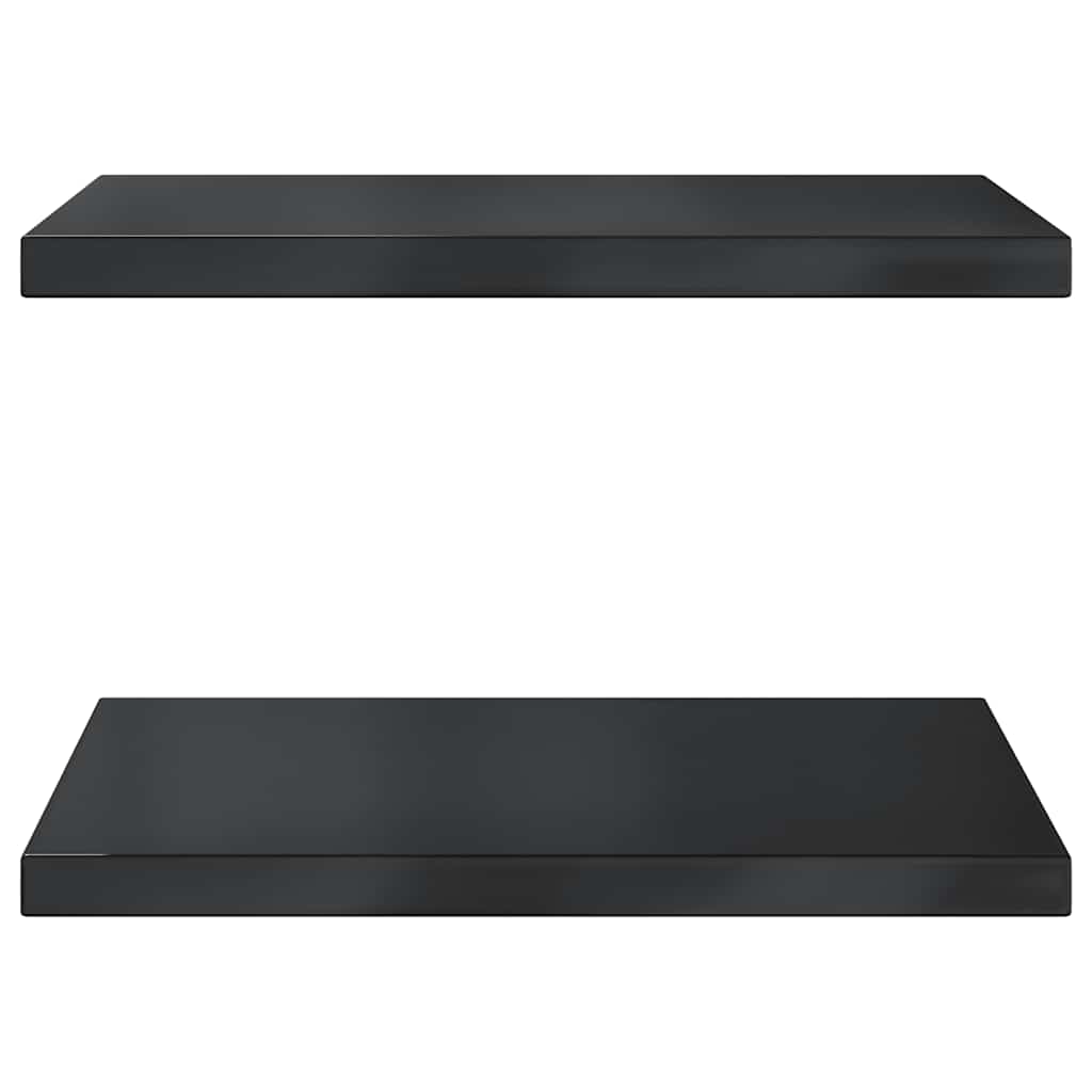 Prateleiras de parede 2 pcs 50x40 cm aço inoxidável prateado