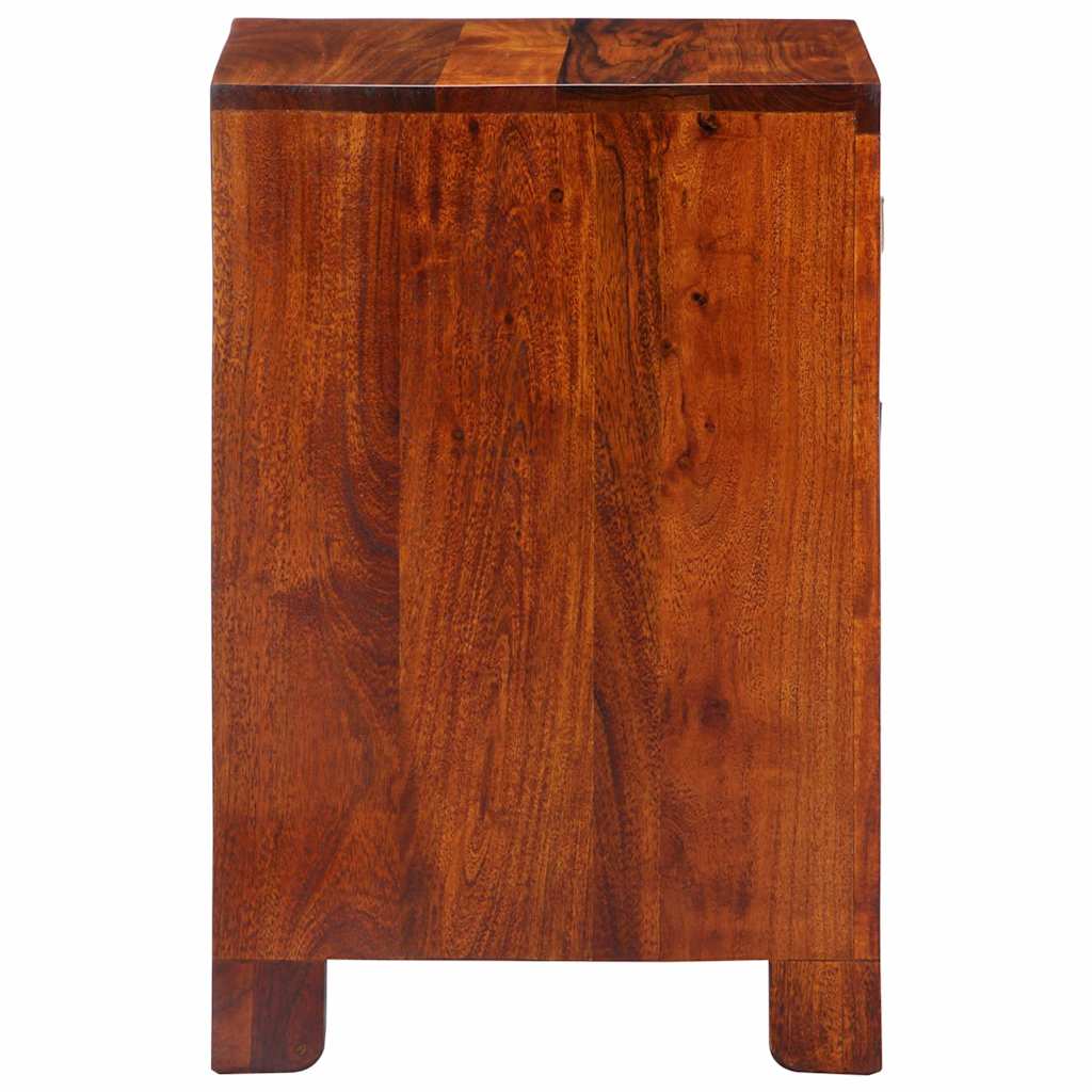 Mesa de cabeceira 40x40x60 cm madeira de acácia maciça