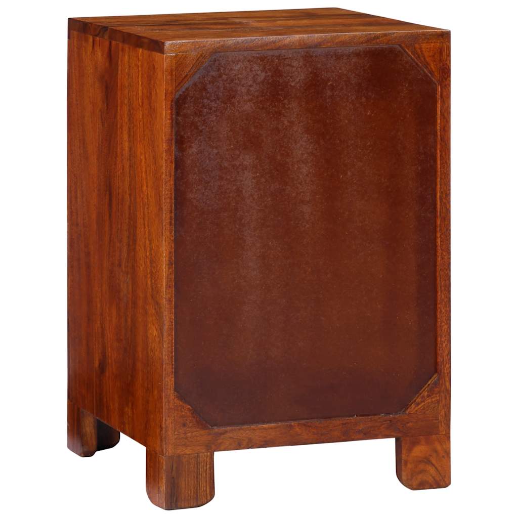 Mesa de cabeceira 40x40x60 cm madeira de acácia maciça