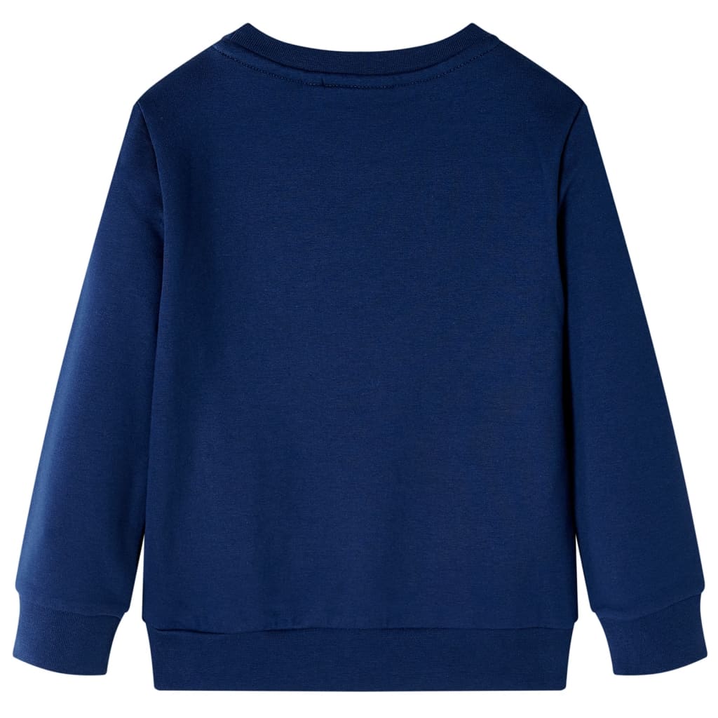 Sweatshirt para criança azul-marinho 116