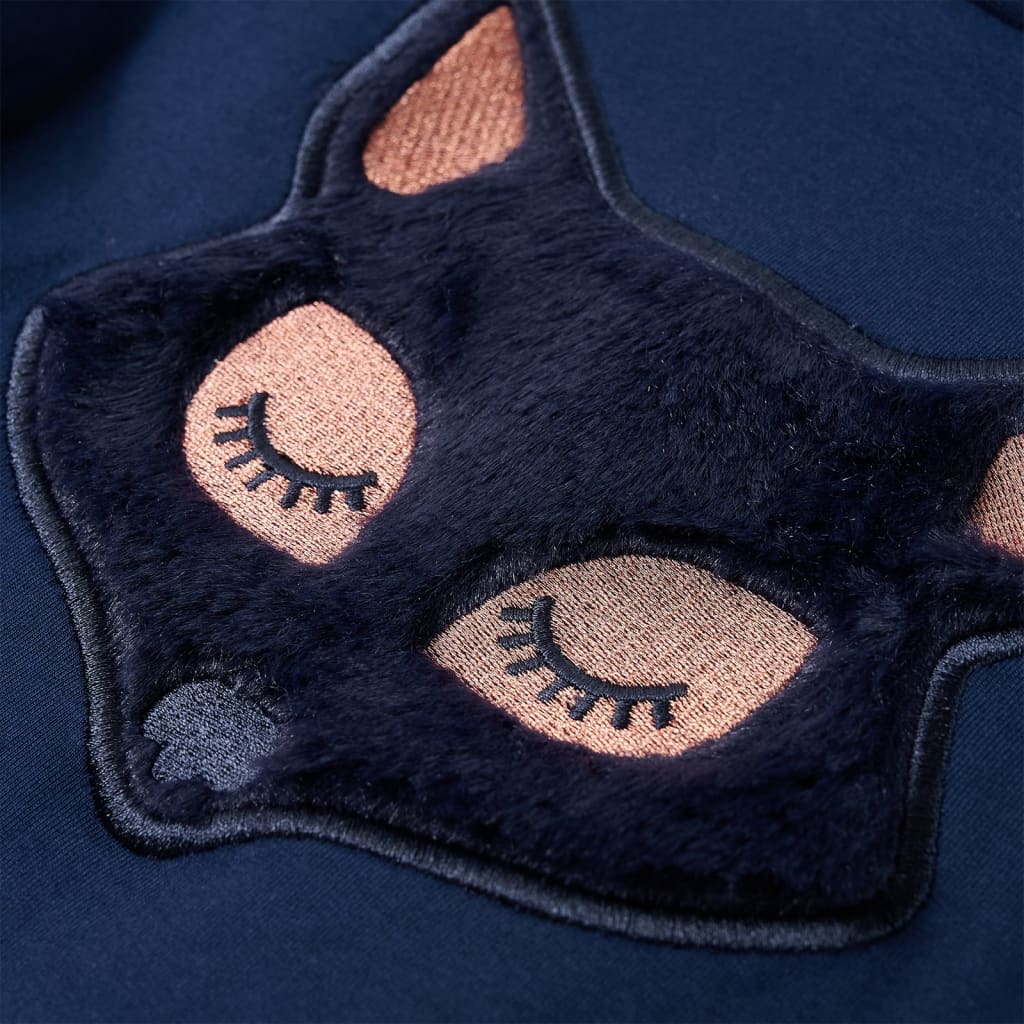 Sweatshirt para criança azul-marinho 116